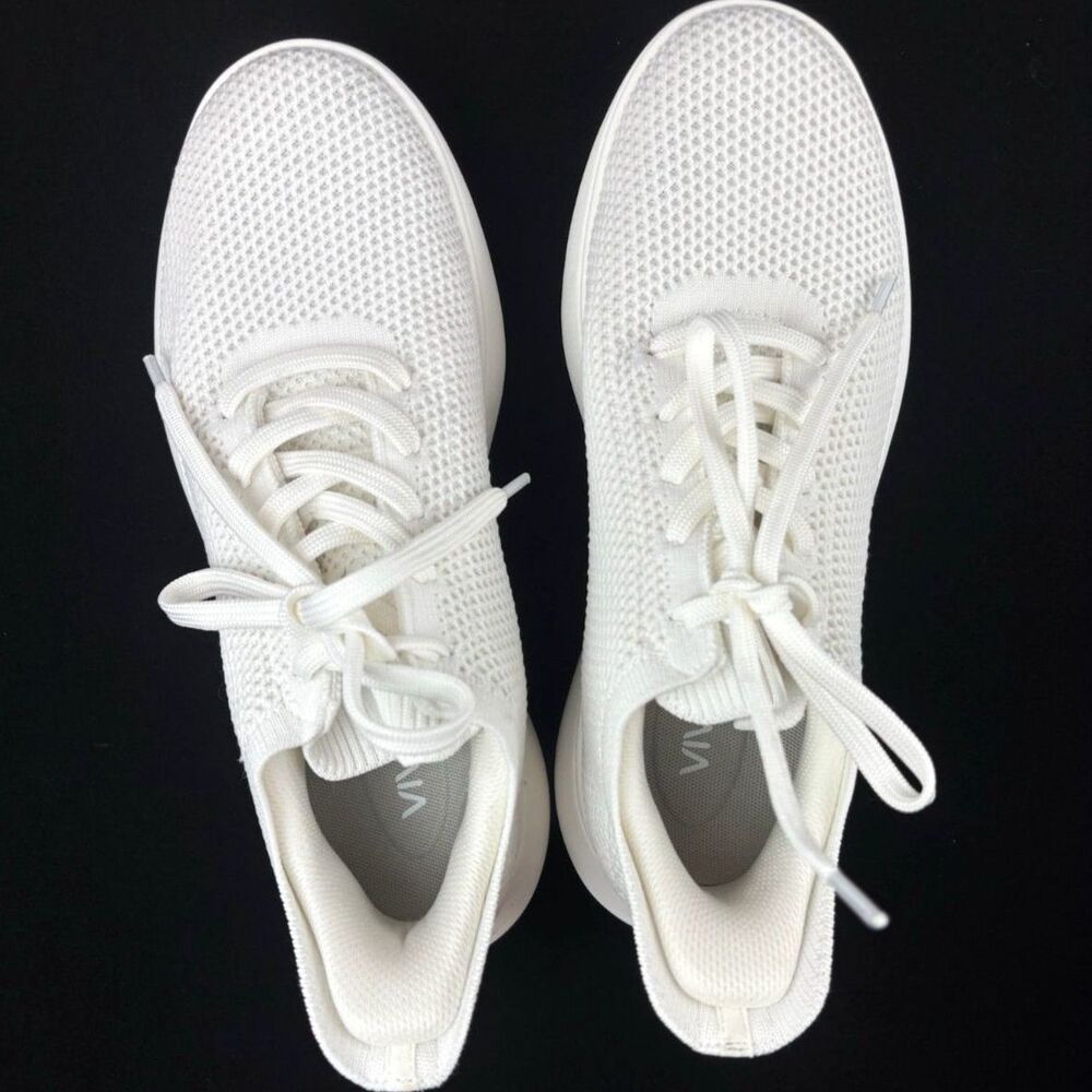 ~ Washable Vivaia 39 Urban Sneakers White Mesh Athletic Shoes Wmn 8 M6.5 Unisex - Picture 2 of 6